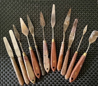 selection of paette knives